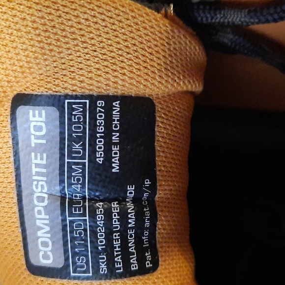 Ariat Work, Edge LTE, Composite Toe, Size 11.5, Dark Brown, NWT - Picture 7 of 9